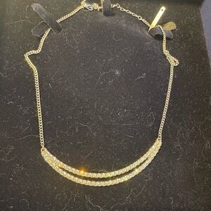 Swarovski silver Necklace with Sparkling Accents